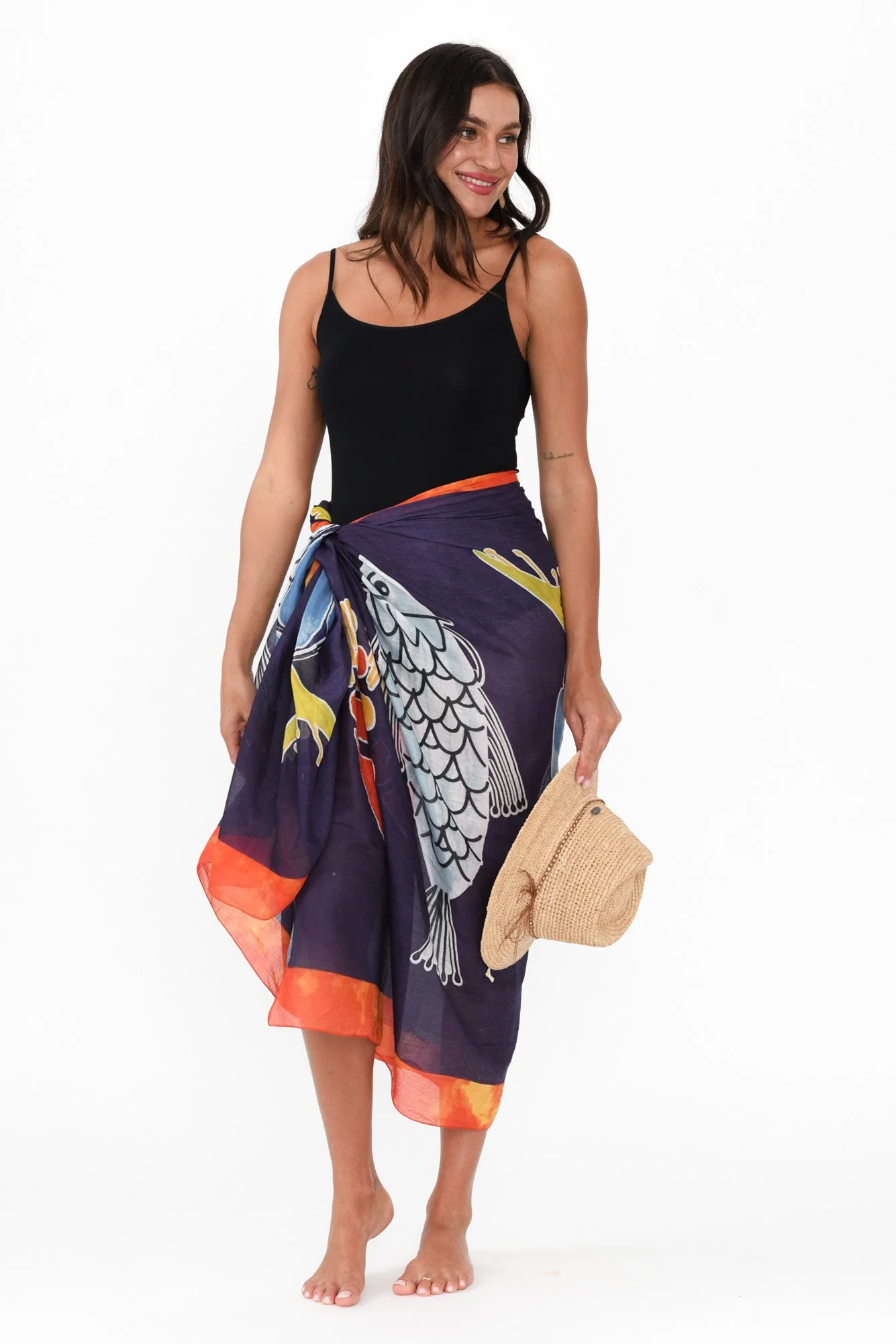 Zania Navy Sea Sarong - Image 2