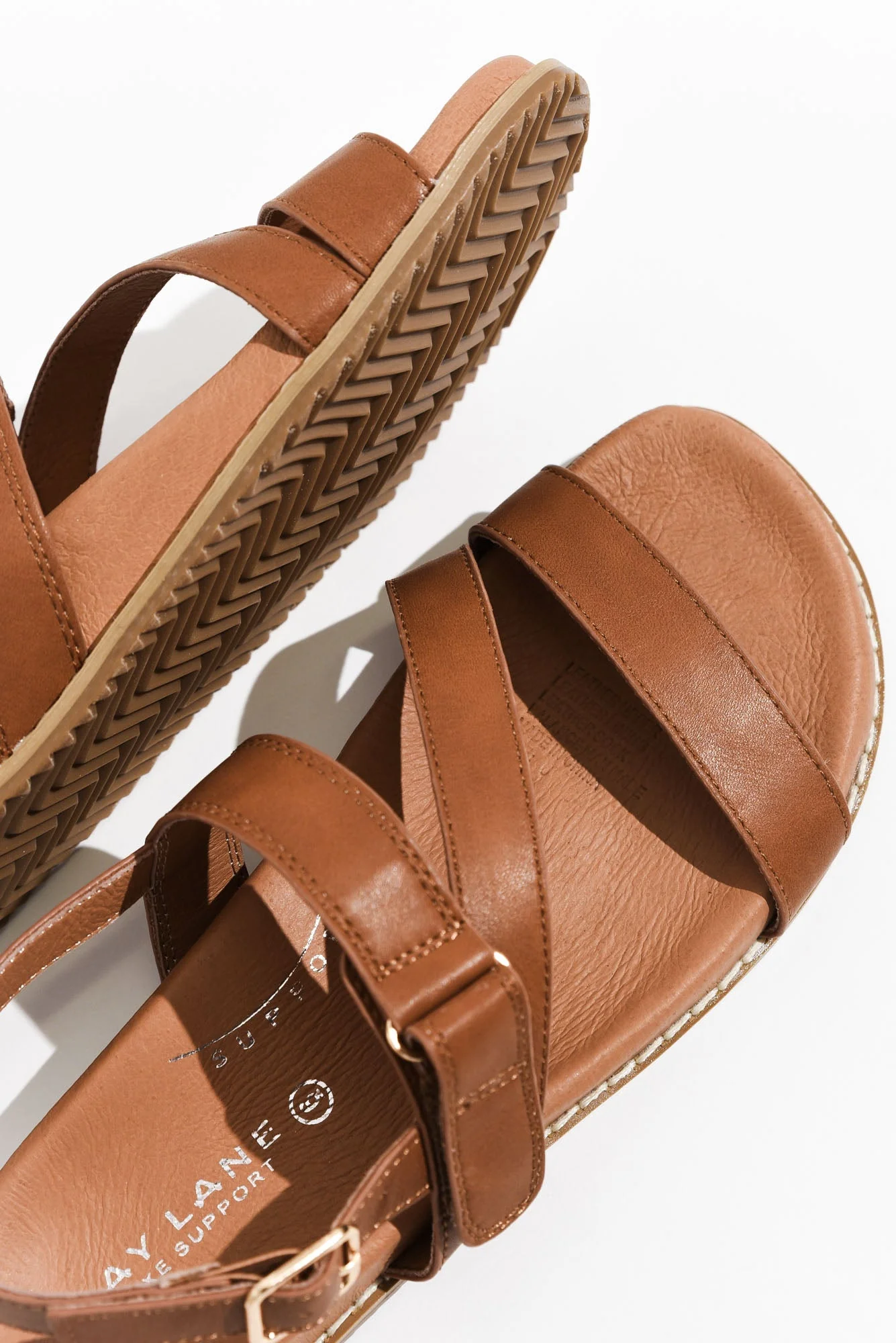 Zorba Tan Leather Sandal - Image 7